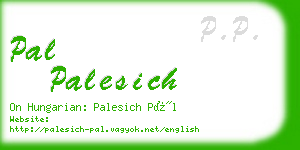 pal palesich business card